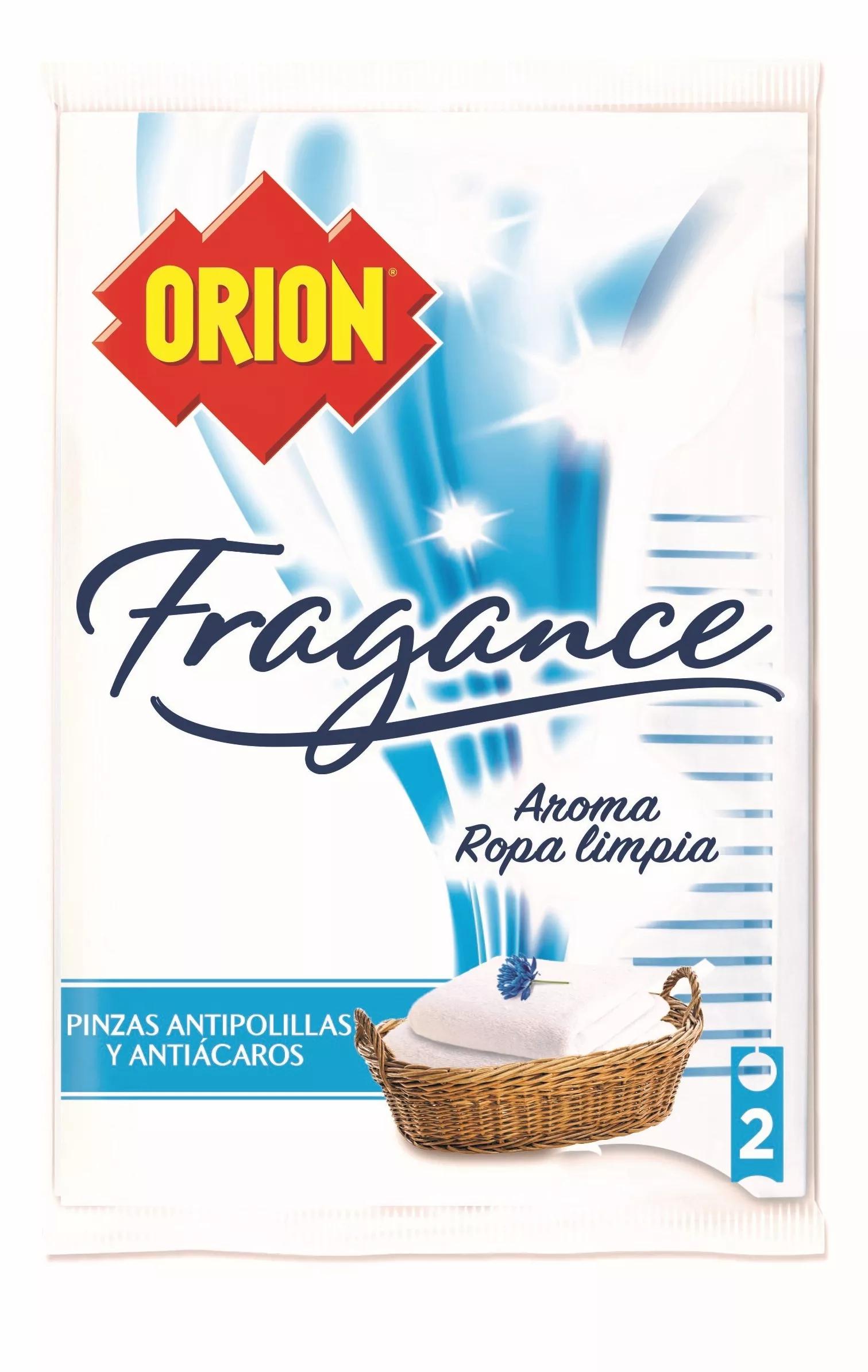 Orion Pinza Antipolilla Ambientador Ropa Limpia 2 uds