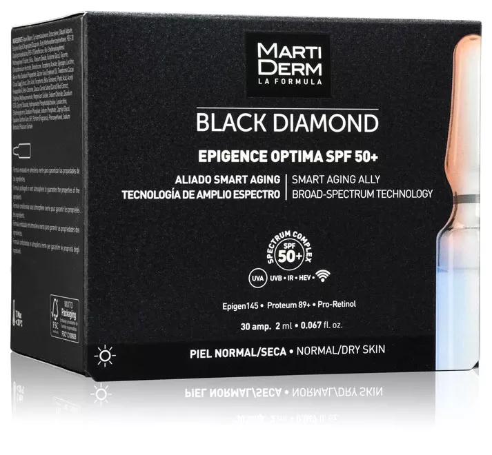 Martiderm Black Diamond Epigence Optima SPF50+ 30 Ampolas