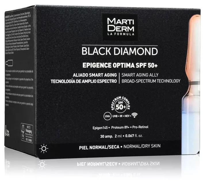 Martiderm Black Diamond Epigence Optima SPF50 + 30 Ampoules