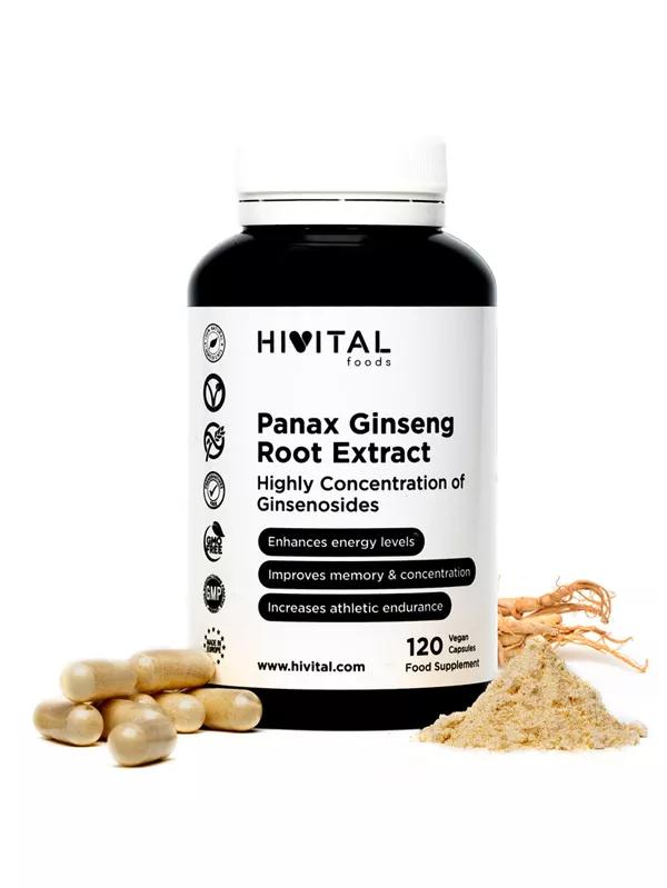 Hivital Panax Ginseng Extracto 120 Cápsulas 2500 mg