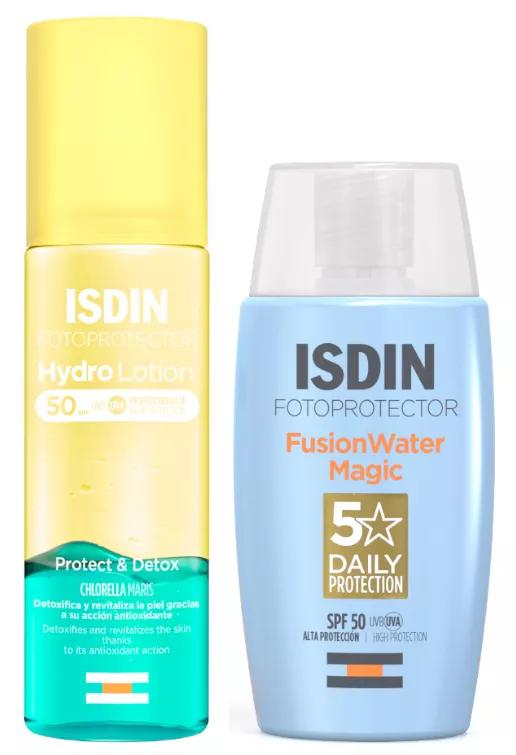 Isdin Fotoprotector Summer Holidays Hydro Loção SPF50 200ml + Facial 50 ml
