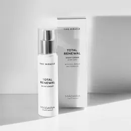 MÁDARA Time Miracle Total Renewal Crème de Nuit Renouvelante Anti-Âge Bio 50ml