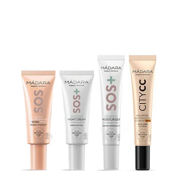 Madara Cosmetics Set Rutina Calmante SOS Care 4-Step MEDIUM 64ml