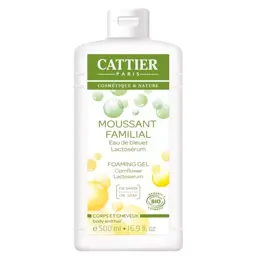 Cattier Moussant Familial Eau de Bleuet Bio 500ml