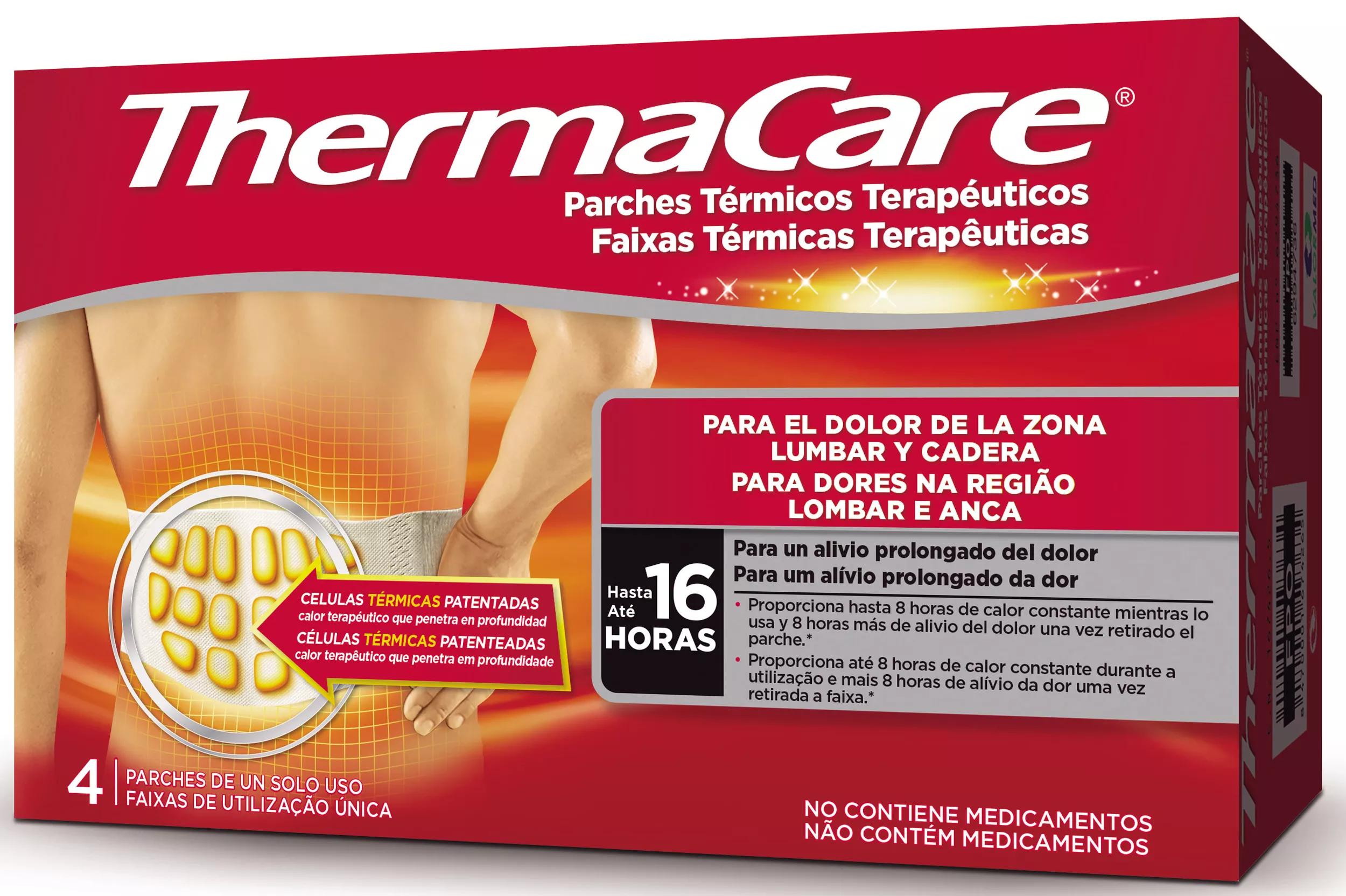 Thermacare Lumbar y Cadera 4 Parches