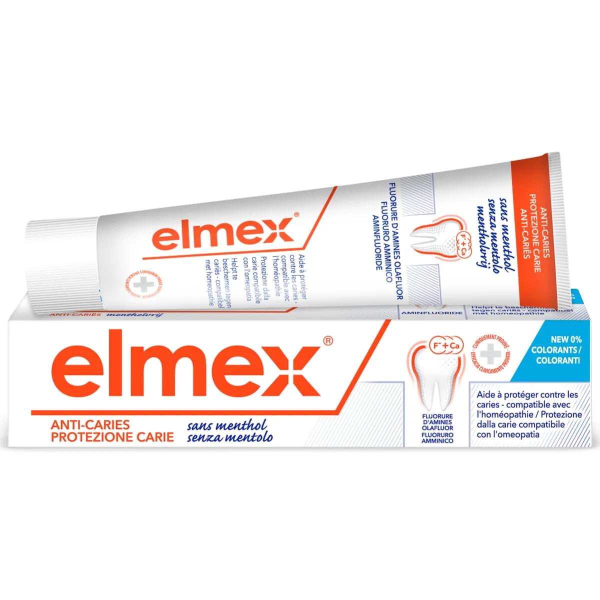 Elmex Dentifricio Protezione Carie Senza Mentolo 75 ml