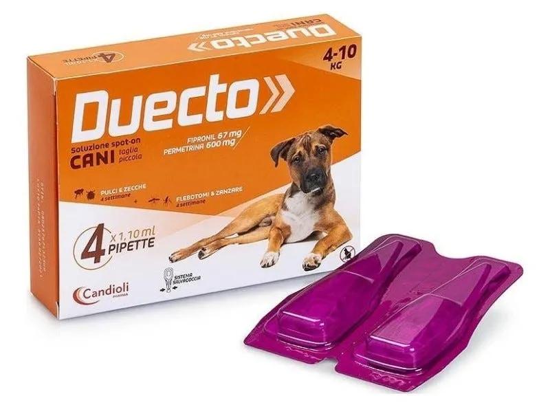 Duecto Antiparassitario Cani 4-10 Kg 4 Pipette