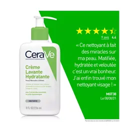 CeraVe Nettoyants Crème Lavante Hydratante Visage Corps 236ml