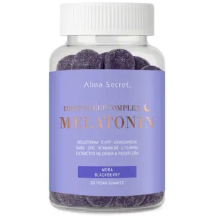 Alma Secret Deep Sleep Complex Melatonin Blackberry 60 Gummies
