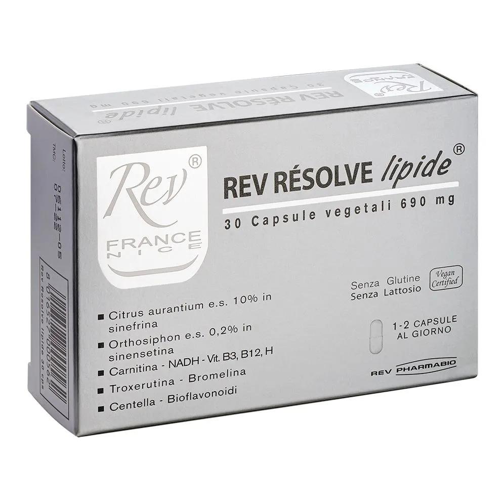 Rev Resolve Lipide Integratore Drenante e Anticellulite 30 Capsule