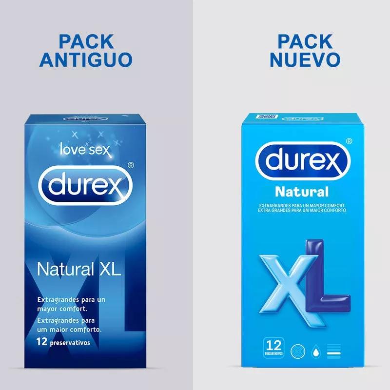 Durex Preservativo Natural XL 12 Uds