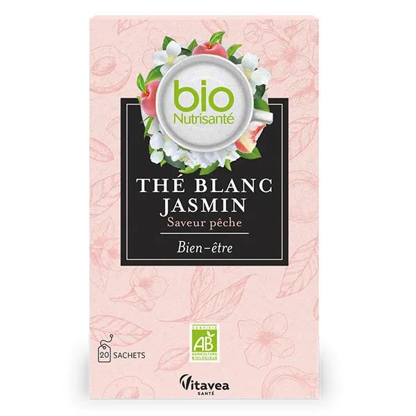 Vitavea Bionutrisanté Thé blanc jasmin saveur pêche 20 sachets