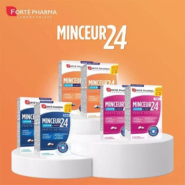 Forte Pharma Adelgazante 24 Día y Noche Pack de 2 x 28 comprimidos