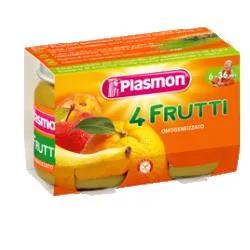 Plasmon Omogenizzato 4 Frutti 2 vasetti da 104 g