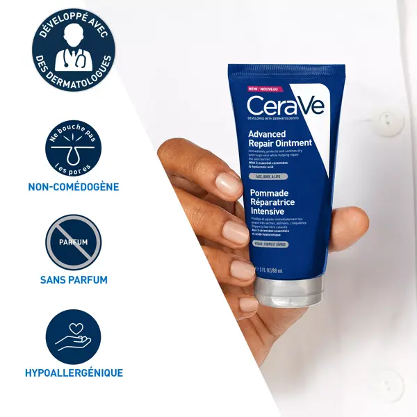 Cerave Intensive Repair Ointment Face and Body Very Dry Skin 50ml
