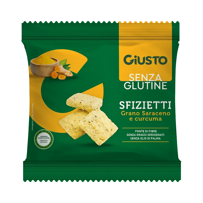 Giusto Sfizietti Grano Saraceno E Curcuma Senza Glutine 40G (3X2)