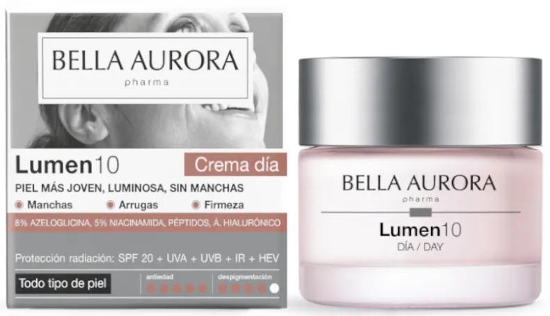 Bella Aurora Lumen10 Crème de Jour Anti-Âge et Anti-Taches 50 ml