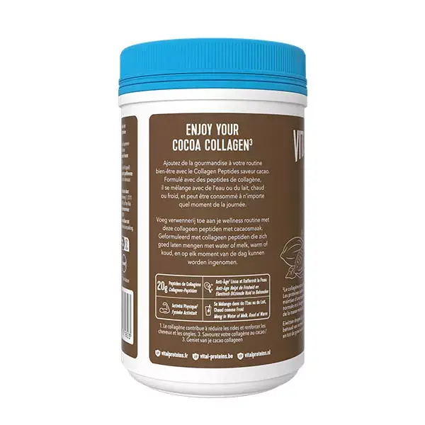 Vital Proteins Collagen Peptides saveur Cacao - Collagène Bovin - 297g