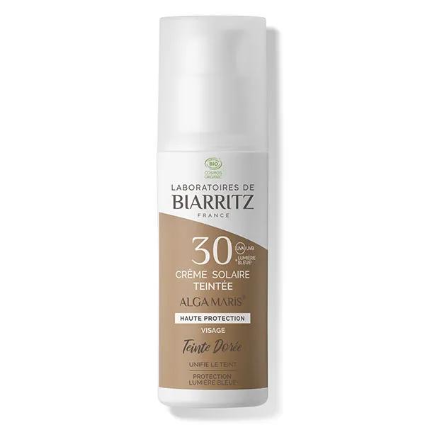 Laboratoires de Biarritz Algamaris Crema Solare Colorata Viso Bio Dorato SPF30 50ml