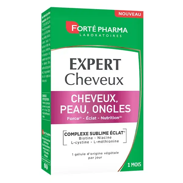 Forté Pharma Expert Cheveux Peau & Ongles Zinc Vitamine B6 30 gélules