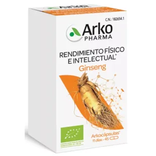 Arkopharma Arkocápsulas Ginseng 84 Cápsulas