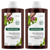 Klorane Shampoing Fortifiant à la Quinine et à l'Edelweiss BIO 2x400 ml