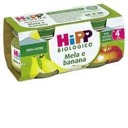 Hipp Biologico Omogeneizzato Mela e Banana 2 x 80 g