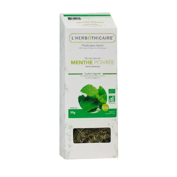 L' Herbothicaire Organic Peppermint Tea 50g