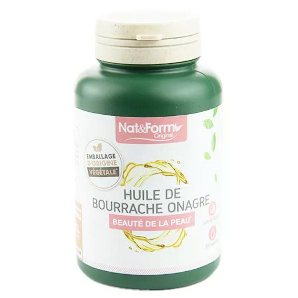 NAT y forma natural aceite de borraja onagra + Vit E 200 cápsulas