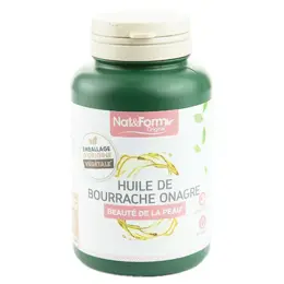 Nat & Form Original Huile Bourrache Onagre Vitamine E 200 capsules