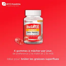 Forté Pharma Xtraslim 700 Gummies Minceur Brûle Graisses Perte de Poids 1 mois