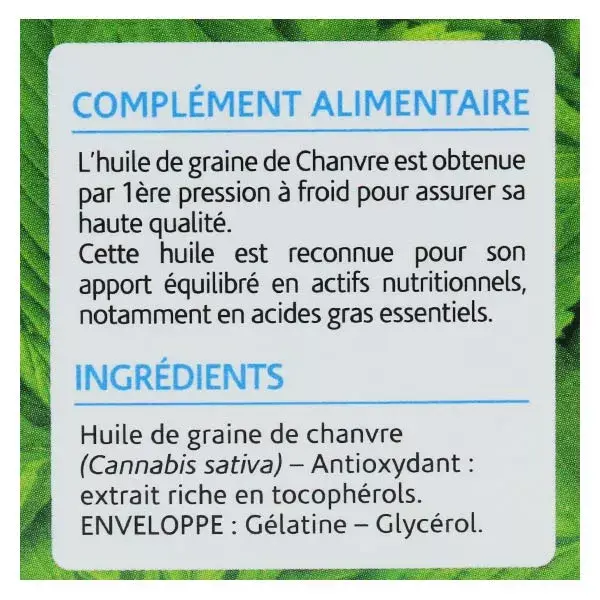 Arkopharma Arkogélules Cannabis Sativa 45 capsules