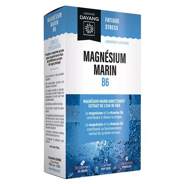 Dayang Magnésium Marin B6 30 comprimés