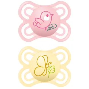 MAM Perfect Pacifier Matte Pink 2-6m 2 pcs