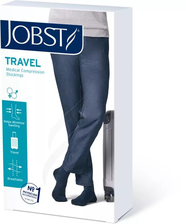 Jobst Travel Socks, Black, Size 3