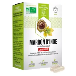 Dayang Marron d'Inde Bio Circulation Sanguine 15 gélules