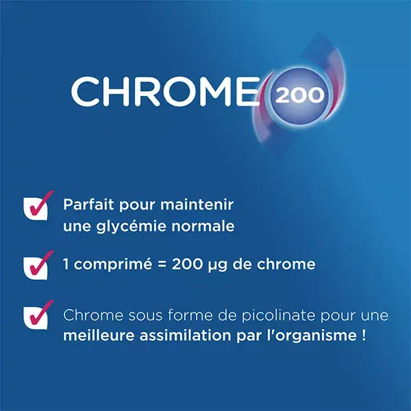 Forte Pharma Chrome 200 30 comprimidos
