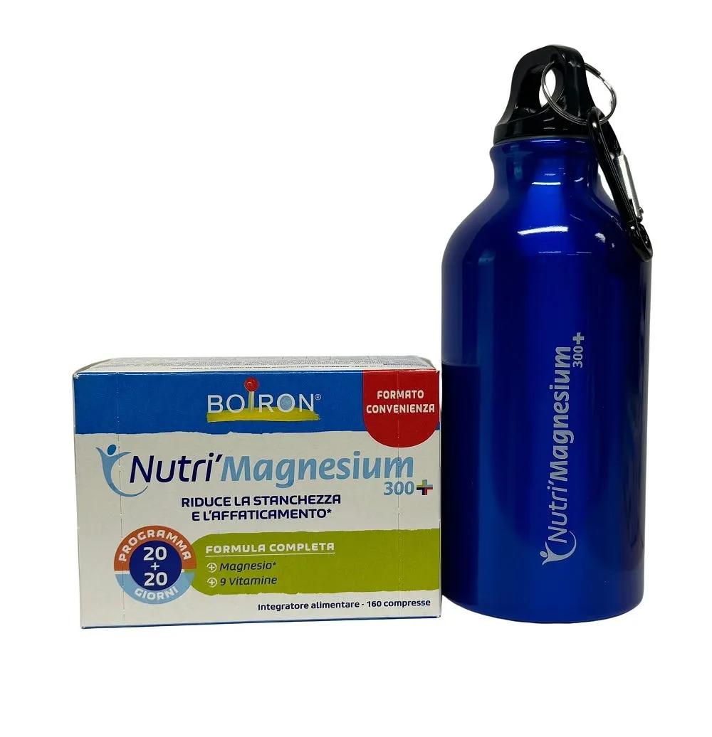 Boiron Nutrì Magnesium 300+ PROMO Integratore Di Magnesio 160 Compresse + Borraccia Omaggio