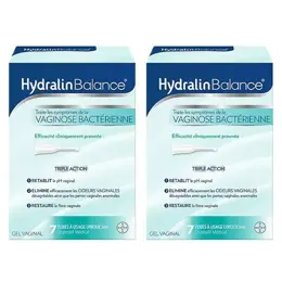 Hydralin Balance Gel Vaginal Contre Vaginose Bactérienne Triple Action Lot de 2 x 7 tubes