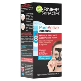 Garnier SkinActive PureActive Charbon Masque Peel-Off Anti-Points Noirs 50ml