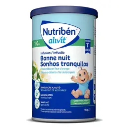 Nutribén Infusions Alivit Bonne Nuit Tilleul Mélisse Fleur d'Oranger 150g