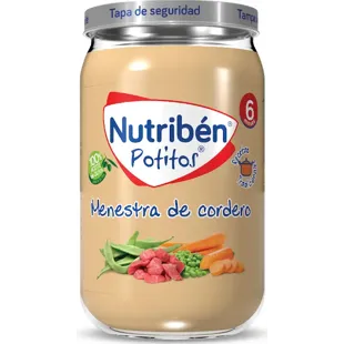 Nutribén Potito Menestra de Cordero +6m 235 gr