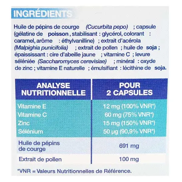 Nutrisanté Prostabiol urinaria confort 60 cápsulas