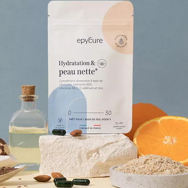 Epycure Peau Cure Hydratation & Peau Nette Beauté et Santé de la Peau 60 gélules