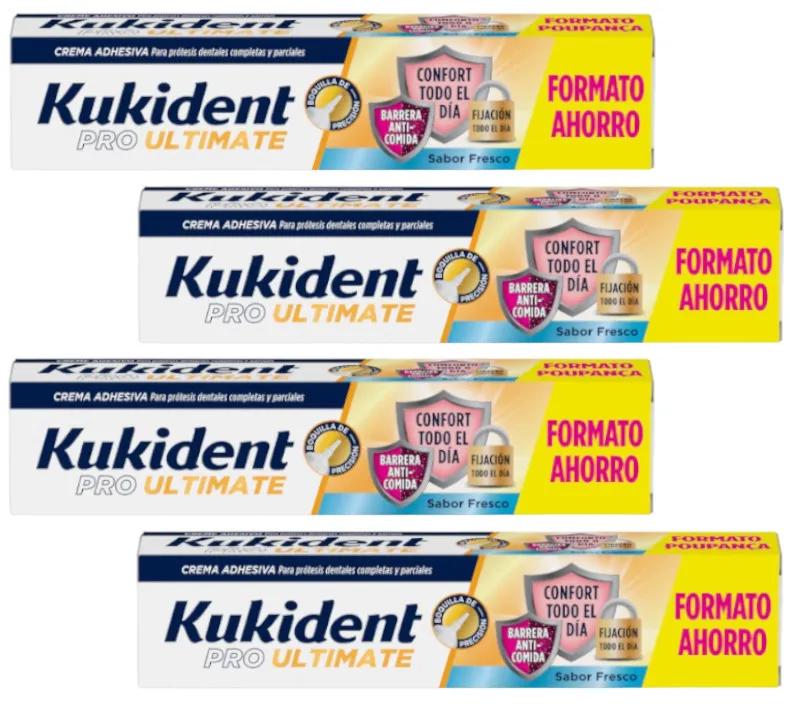 Kukident Pro Ultimate Fresh Flavor 4x57 gr SAVINGS PACK