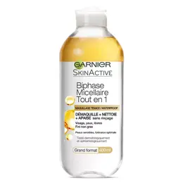 Garnier SkinActive Biphase Micellaire Tout en 1 400ml