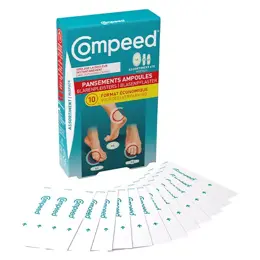 Compeed Assortiment Pansements Ampoules 10 unités