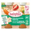 Babybio Pâtes Bolognaises Végétales Carottes Lentilles Tomates Bio 400g