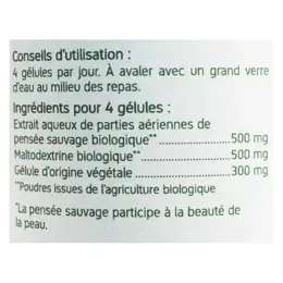 Nat & Form Bio Pensée Sauvage 200 gélules végétales