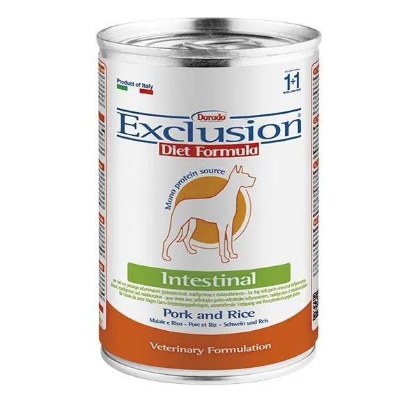 Exclusion Monoprotein Veterinary Diet Formula Intestinal Maiale E Riso Per Cani Adulti 400G